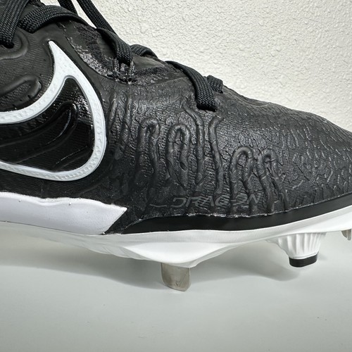 Nike Alpha Huarache NXT Baseball Cleats Metal Black DJ6517 Men Size 13 - Picture 5 of 7