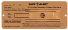 MTI Industry 35-742-BR Safe-T-Alert Carbon Monoxide Propane Leak Detector Camper