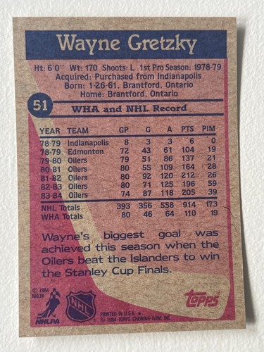 1984-85 Topps Hockey Card Pick From List !! - Picture 95 of 305