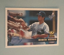 1996 Topps #136 Hideo Nomo RC Rookie - Los Angeles Dodgers