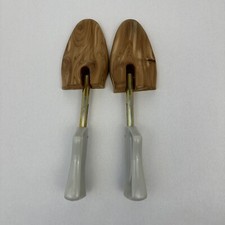 Sz 9-10 Men Florsheim TRAVEL TREE Rochester Shoe Tree Keeper Cedar Solid Toe