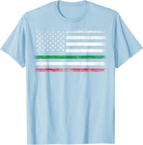 Italian American Flag Italy Flag T-Shirt - Bild 10 von 13