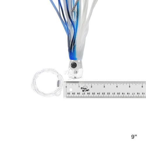 20 piezas 9" Taza de pesca Trolling Marlin aparejado señuelo cabeza de resina en alta mar 5 colores - Imagen 3 de 12