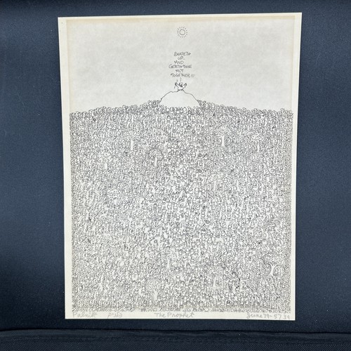 Paul Palnik ""Der Prophet"" signiert und nummeriert - Bild 2 von 4
