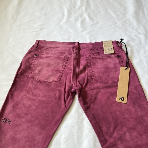 Ksubi Low Rise Super Skinny Stretch Pink Tie Dye Jeans Women’s Size 29x32 NEW - Picture 5 of 17