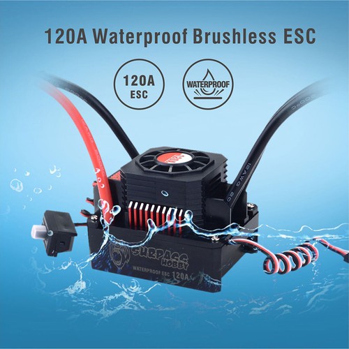 KingVal 3670 Motore brushless con 120A ESC e scheda programma per auto 1/8 1/10 RC - Foto 8 di 16