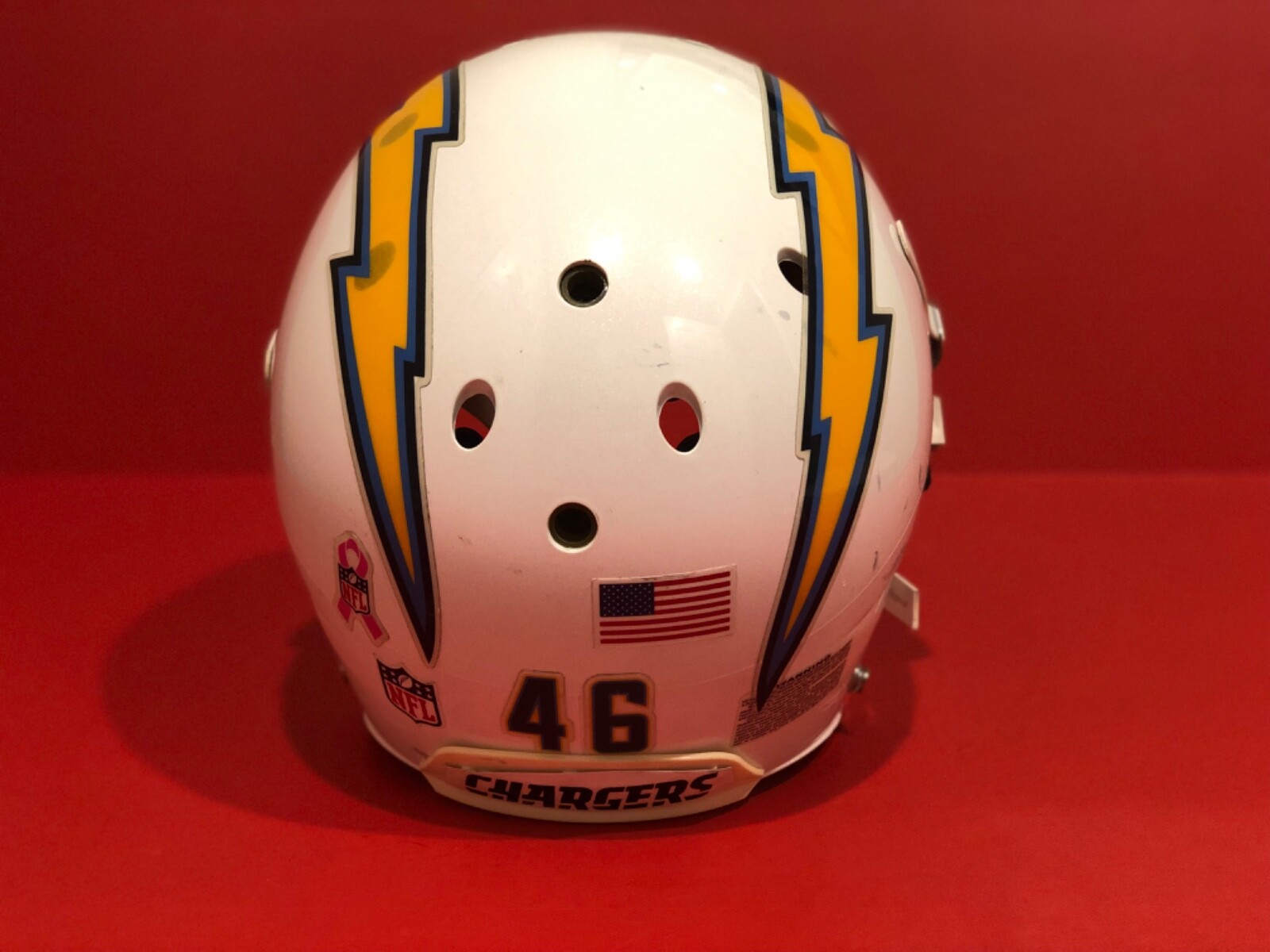 San Diego Chargers game used nfl football helmet #46 (2010) | eBay
