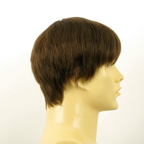 Short Wig For Men Natural Hair dark Blond Ref STEVE 8 - Imagen 7 de 8