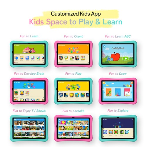 UMIDIGI G2 Tab Kids 4GB+64GB Up To 1TB 10,1 Zoll 6000mAh Android 13 WIFI Tablet - Imagen 11 de 17