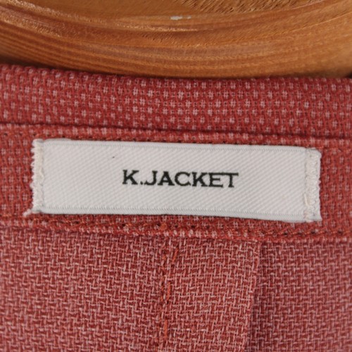Boglioli NWD Wool Blend Sport Coat / K Jacket Size 52R (42R US) In Red Orange - Picture 12 of 15
