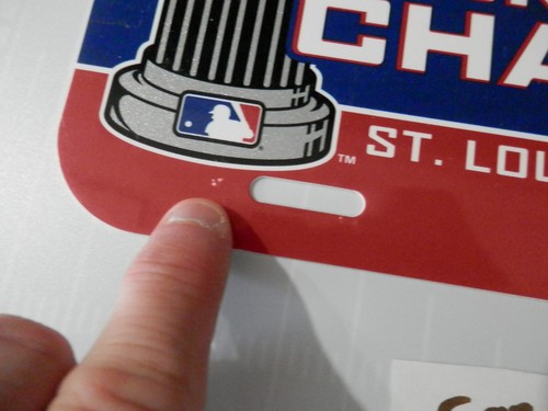 St. Louis Cardinals 2006 World Champs License Plate new vintage MLB Lot N - Picture 4 of 11