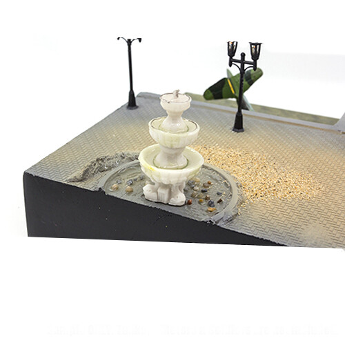 The Attack on Malinovo- Fountain 1/72 FINISHED MODEL PMA Scenery - Picture 9 of 12