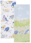 Celebrate Spring Blue Birds Kitchen Terry Tea Towels 2-pk. 100% Cotton