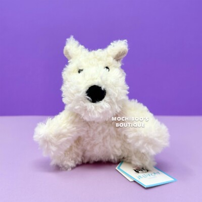 Jellycat MUNRO SCOTTIE DOG BAG CHARM NWT Soft Plush Toy RARE