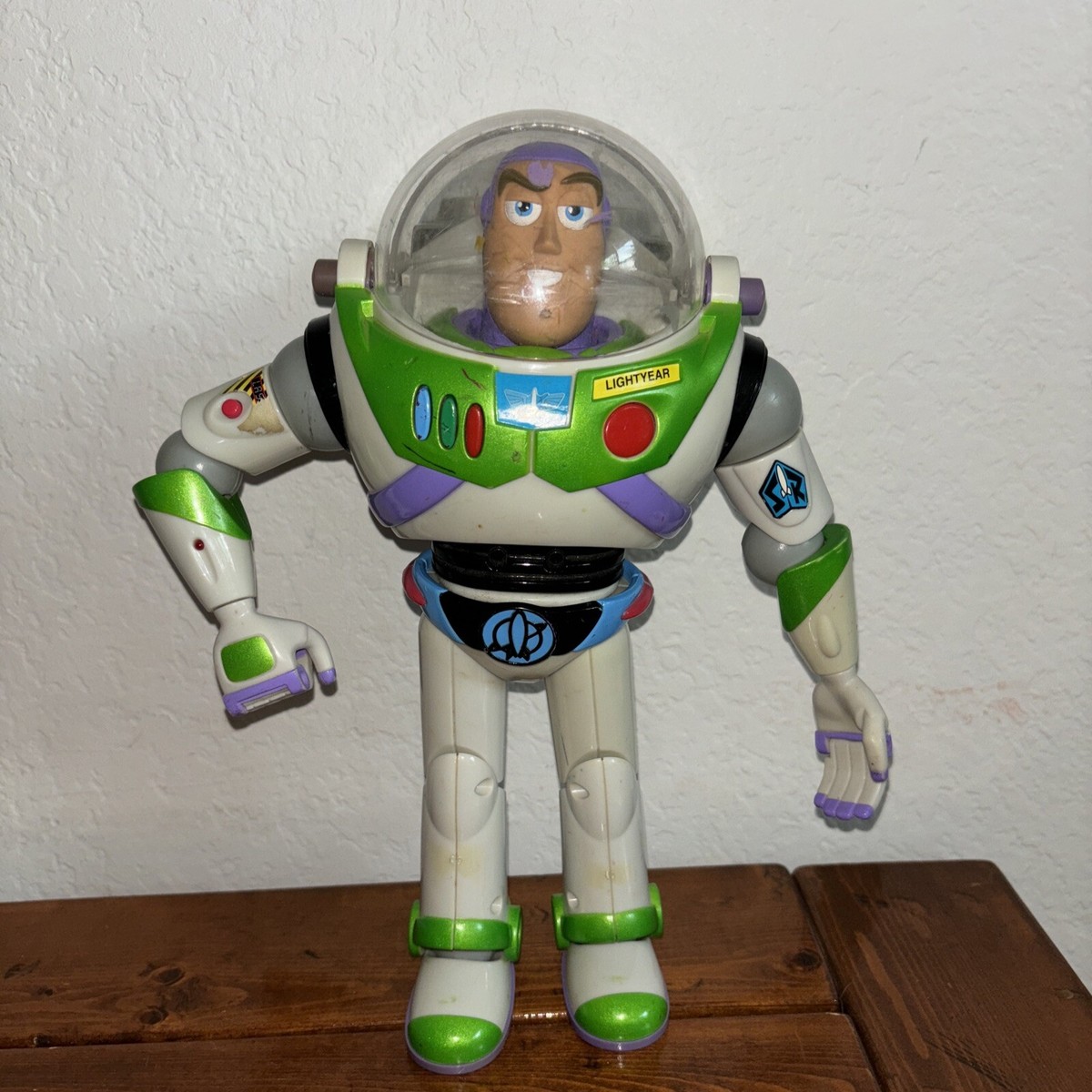 VTG Disney Pixar Toy Story 2001 Talking Buzz Lightyear Anti Gravity Utility Belt eBay