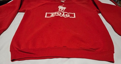 RARE VINTAGE BOOTLEG RAGLAN SWEATSHIRT POLO MADE IN USA 80S 90S RAISED LOGO XL - Picture 12 of 24