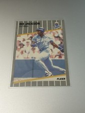 1989 Fleer Bo Jackson #285 Kansas City Royals Baseball