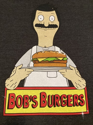 Bob’s Burgers graues kurzärmliges grafisches T-Shirt - Herren Größe M - Bild 2 von 5