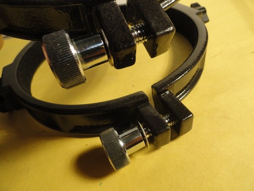 CELESTRON 127EQ POWERSEEKER TELESCOPE TUBE MOUNT BRACKETS , THUMB & WING NUTS - Picture 3 of 5