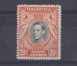 Kenya-Uganda-and-Tanganyika-KGVI-1941-20c-Black-Orange-SG139a-MH-J5479