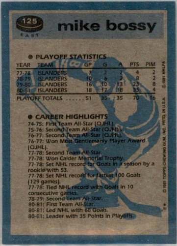 Mike Bossy New York Islanders HOF 1981 - Picture 6 of 12
