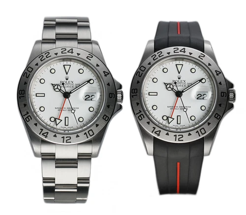 Rolex Explorer II 40mm White Dial Z Serial With RubberB 16570 - 2007
