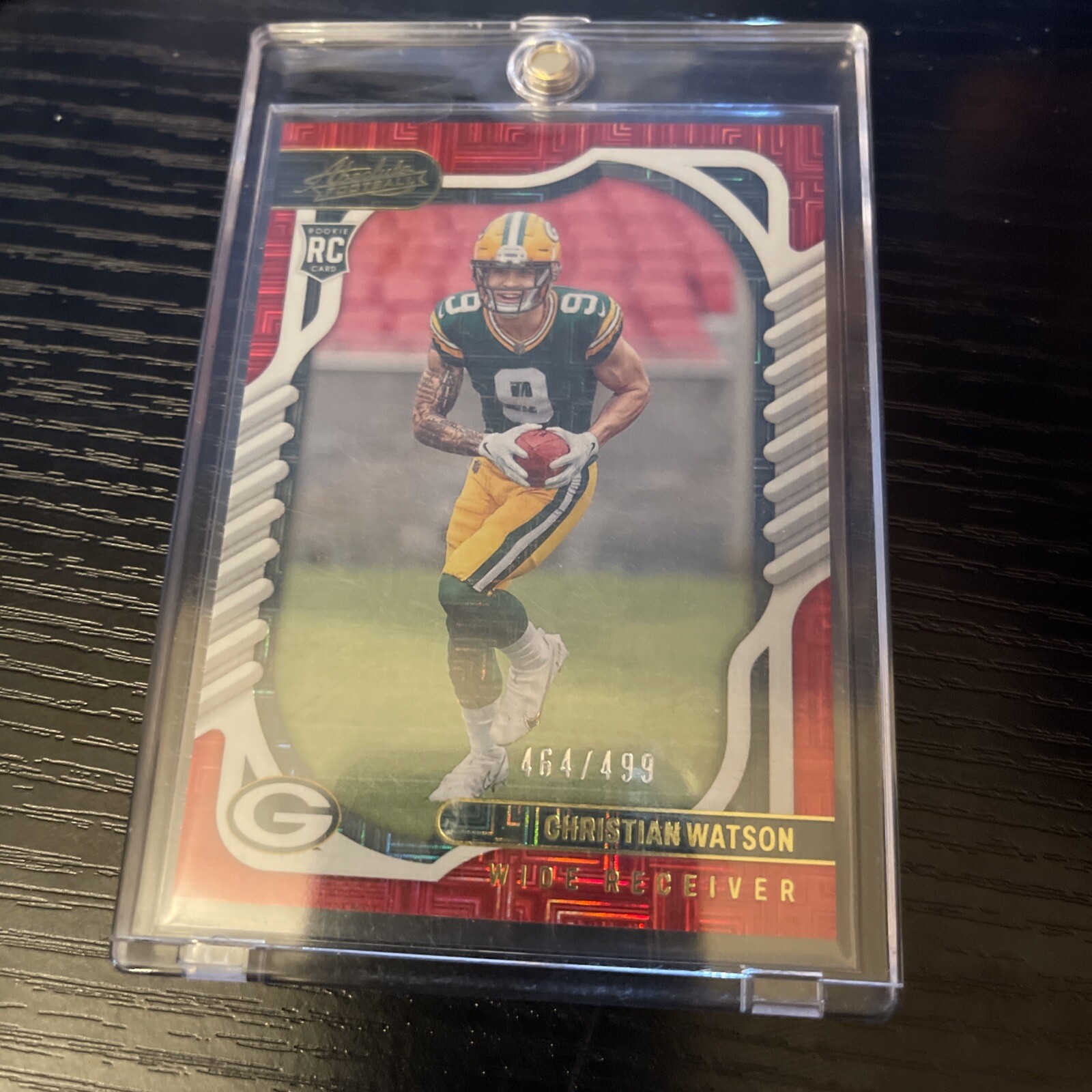 2022 Christian Watson Rc Rookie Card Absolute /499 Packers Red #119 📈 ...