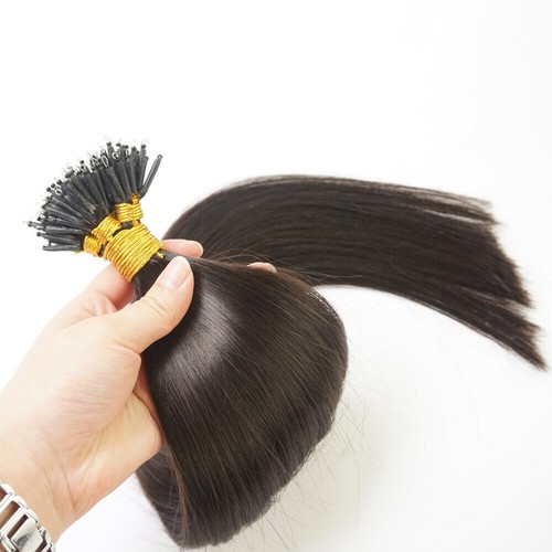 Nano Anillo Extensiones de Cabello Humano Micro Nano Cuentas Eslabón Doble Dibujo Cabello Remy 1g - Imagen 32 de 124