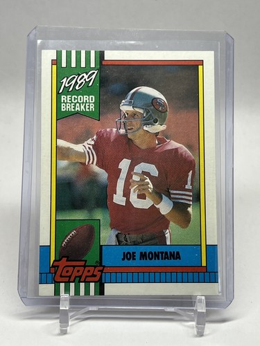 1990 Topps 1 Joe Montana  San Francisco 49ers  RB Football Card - Picture 1 of 2