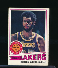 1977-78 Topps #1 Kareem Abdul-Jabbar VG condition swsw6