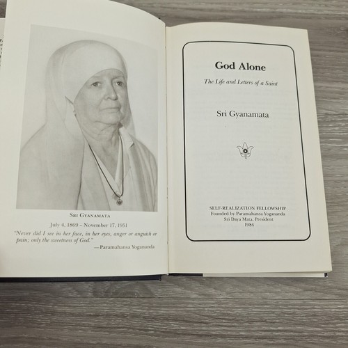 Sri Gyanamata Life Letters of a Saint God Alone Self-Realization Fellowship HCDJ - Picture 7 of 20