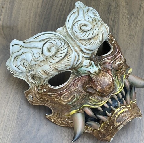 Black Myth Wukong Nuo Replik Erwachsene verstellbar Cosplay Maske Harz Requisite Geschenk - Bild 6 von 6