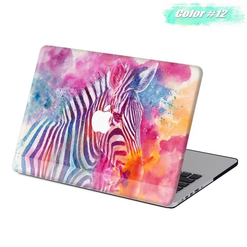 Funda rígida de goma mate pintada con patrón animal para Macbook Air Pro - Imagen 23 de 32
