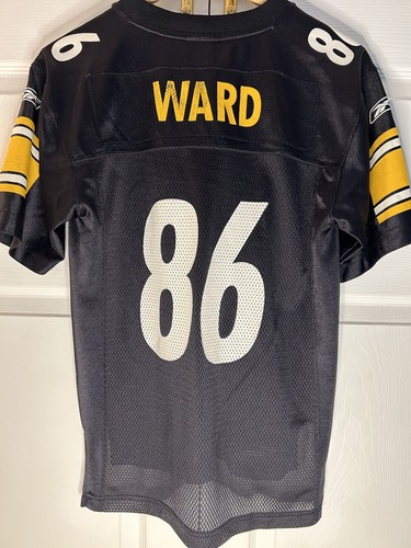 Reebok NFL Authentic Pittsburgh Steelers Hines Ward Super Bowl XLIII Jersey Y L - Picture 5 of 8