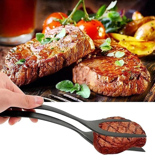 Silicone 2 In 1 Egg Spatula Omelette Clamp Pancake Shovel Kitchen Cooking Tools - Picture 2 of 21