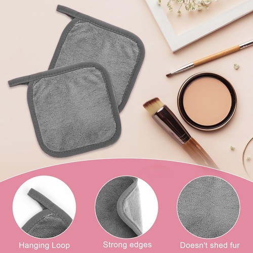 Reusable Makeup Remover Wipes Wash Cloths for Your Face Microfiber - Picture 6 of 7