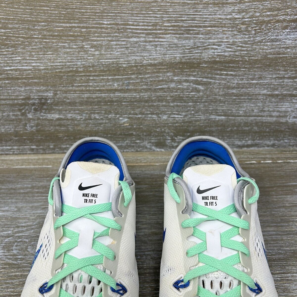 Nike Free 5.0 TR Fit 5 White Mint Green Running Shoes 718932 Nike Free 5.0 TR Fit 5 White Mint Green Running Shoes 718932