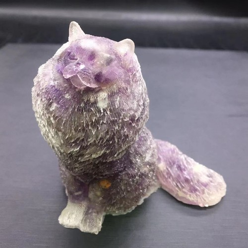 Natural Amethyst Gravel Crystal Chips Quartz Assemble Cat Healing Decorate 1Pc - Picture 15 of 23