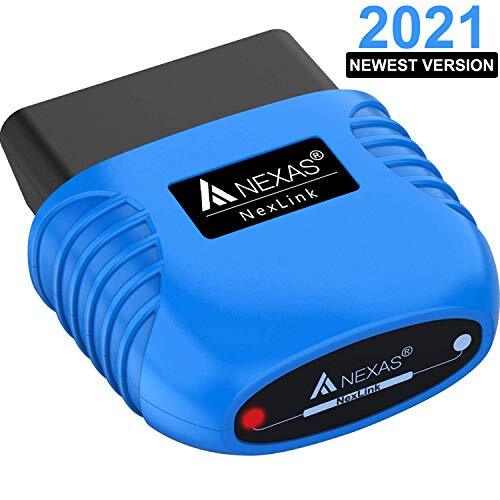 NEXAS NexLink Bluetooth OBDII Scanner for iPhone Android Windows,