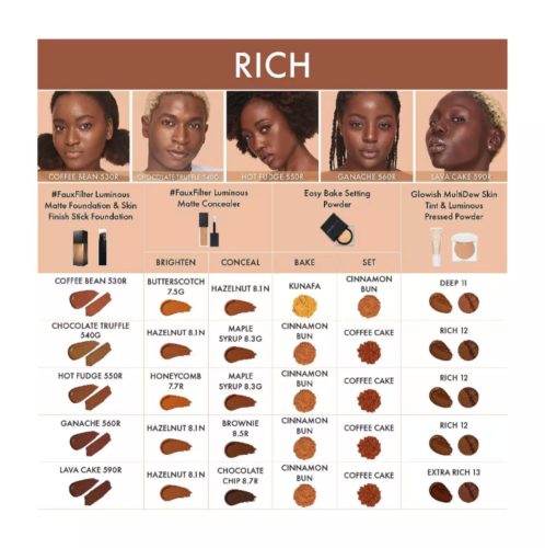 HUDA BEAUTY #FauxFilter Skin Finish Buildable Coverage Foundation Stick - Picture 45 of 47