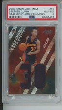 2009-10 Panini Absolute STAR GAZING Jumbo #10 Stephen Curry 20/25 ROOKIE Graded