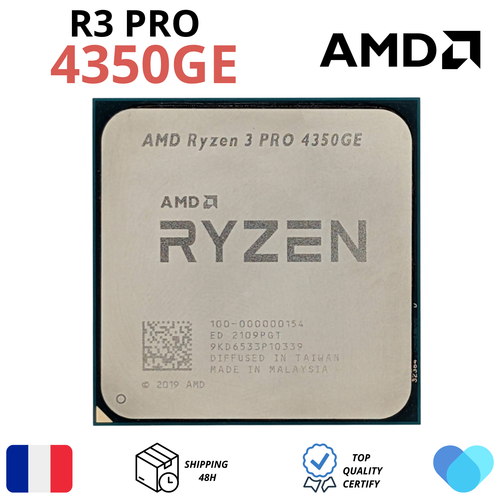 AMD Ryzen 3 PRO 4350GE 4C/8T (3.5 GHz / 4.0 GHz) 35W AM4 DDR4 - Bild 1 von 4