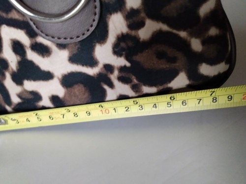 NWOT Animal Print Kathy Van Zeeland Purse Bag Zipper - Picture 8 of 12