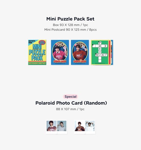 SHINee 2025 SEASON'S GREETINGS Calendar+Diary+P.Card+Sticker+Poster+Brochure+etc - Picture 9 of 9
