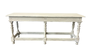19th C English Painted Cottage Bench Shabby Chic Ebay
