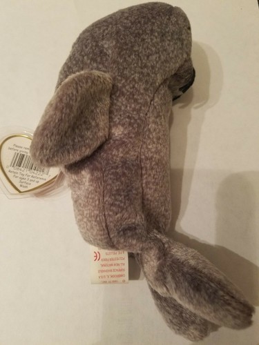 Ty Beanie Babies Original Rare Retired Slippery the Seal with Errors - Picture 3 of 7