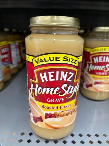 3 JARS Heinz Home Style Roasted Turkey Gravy Value Size 18 oz - Picture 2 of 6