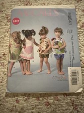 McCall's 6541 ~ Infants' Top, Dress, Shorts and Appliques ~ Whale-Giraffe~ NB-XL