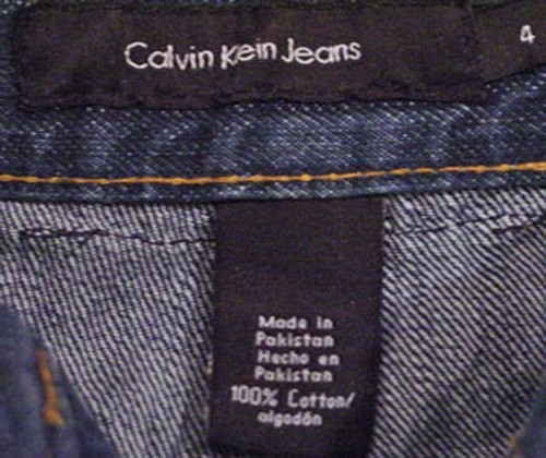 CALVIN KLEIN GIRL'S DARK BLAST COLOR JEANS NEW WITH TAGS - Picture 5 of 6