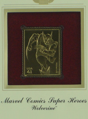 Wolverine Gold Edition USPS Stamp First Day Of Issue Marvel Comics 2007 X-Men - Picture 2 of 4